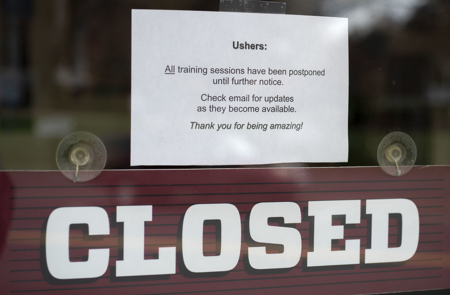 COVID-19 Theatre Closures